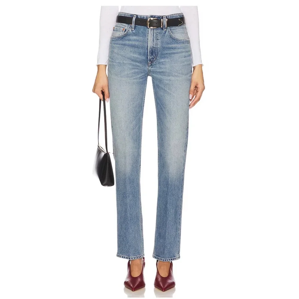 Citizens of Humanity Zurie High‎ Rise Straight Leg Blue Jeans Size 27 Preppy